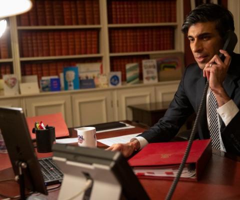 Sunak will address the Commons from 12.30pm on Wednesday (Credit: @HMTreasury / Twitter)