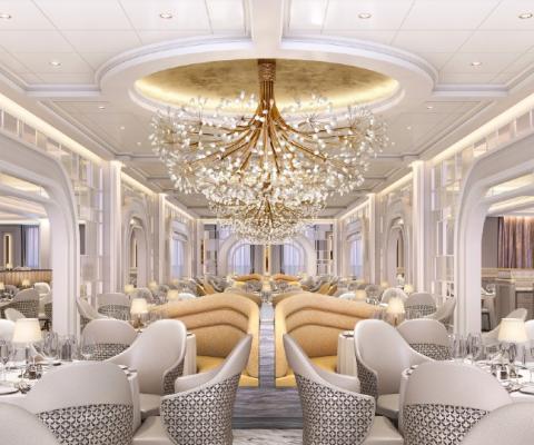 Vista will feature a near two-deck grand dining room (Credit: Oceania Cruises)