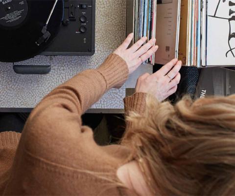 Rooms will have homely touches such as record players and vinyl collections