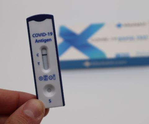 Antigen tests tend to be quicker and cheaper than PCR testing (Credit: Medakit)