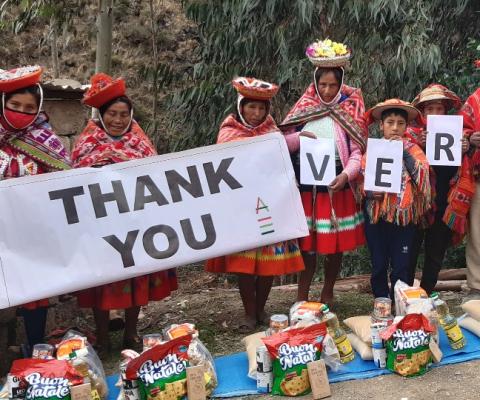 £17,000 was raised, enough to pay for 680 essential food parcels