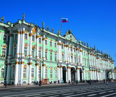 St Petersburg's Hermitage Museum is among the landmarks guests will visit