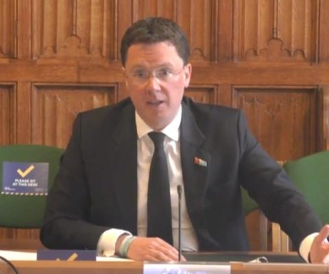 Courts said the government wants to get people travelling again (Credit: Parliamentlive.tv)