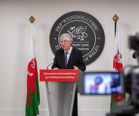 Drakeford confirmed Wales would adopt a traffic light system (Credit: Welsh Government / gov.wales)