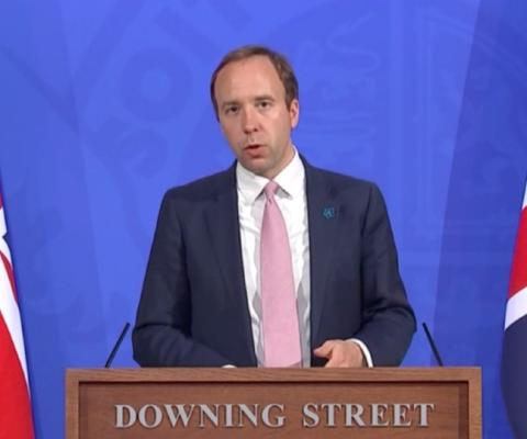 Matt Hancock said the government had been 'crystal clear' on amber list travel (Credit: BBC News)