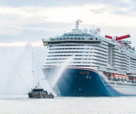Carnival Cruise Line's Mardi Gras arrived at Port Canaveral last week. (Credit: Carnival Cruise Lines)