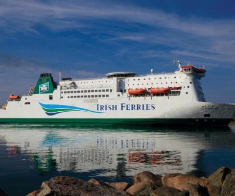 Irish Ferries will sail the route five-times-a-week initially (Credit: Irish Ferries)