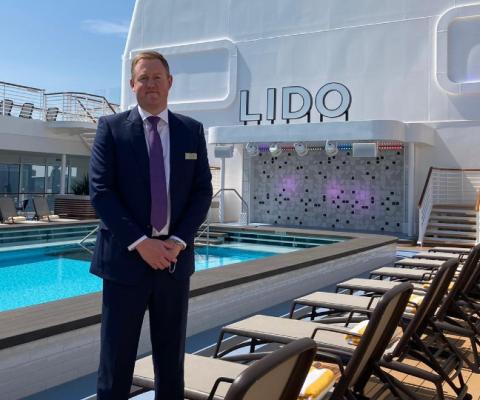 Saga's head of trade sales Iain Powell set out Saga's plans for the trade over the coming months (Credit: Sara Macefield)