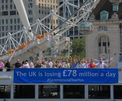 UKinbound's #SaveInboundTourism event took place on a boat in the Thames