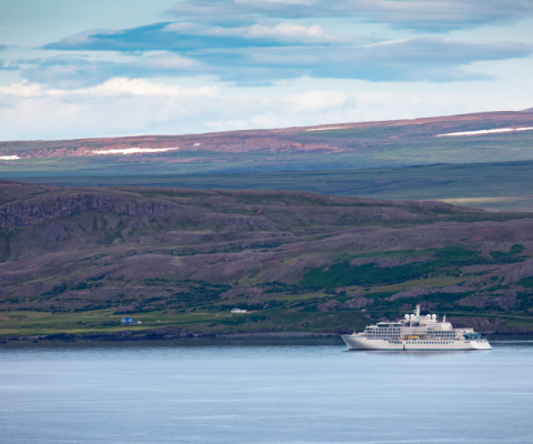 Crystal Endeavor in Vopnafjordur (Credit: Bruno Cazarini)