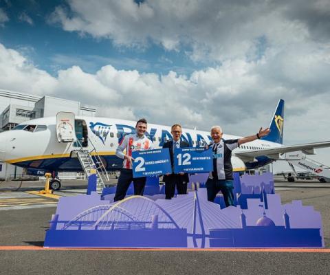 Ryanair will open a base at Newcastle International for summer 2022