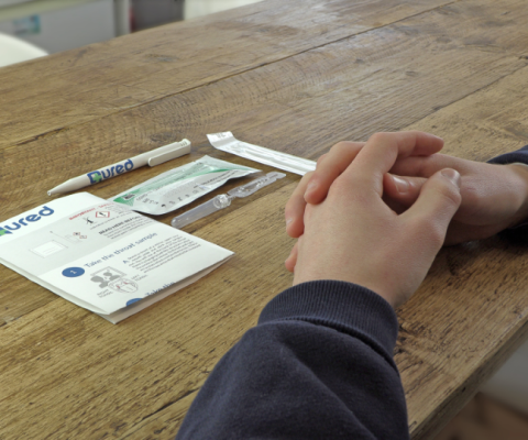 Test results are supervised and verified within two hours by a certified health advisor