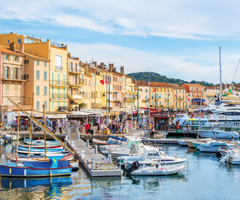 The resort villages of La Mole and Grimaud were among those affected