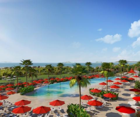 Magna Marbella will offer 14 hectares of garden, five swimming pools, a family waterpark, an adult-only "zen zone", two restaurants, a "gourmet lounge" and three bars