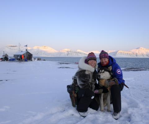 Hurtigruten's Fridtjtof Nansen's godmothers Sunniva Sorby and Hilde Falun Strom
