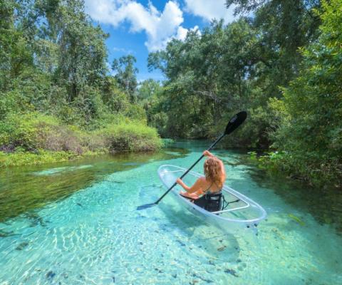 Kayaking Florida's waterways is among new activities the organisation is hopeful will attract new visitors (Credit: Visit Orlando)