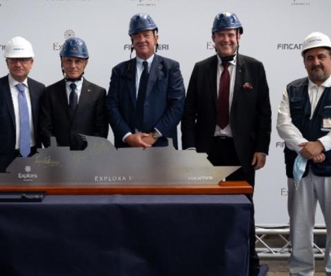 Work has started on Explora II which is due to begin sailing in spring 2024 (credit Ivan Sarfatti)