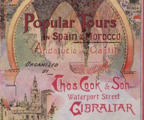 A detail from a poster from the Thomas Cook archive