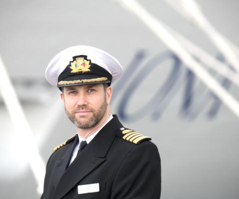 Camby has captained Azura, Arcadia, Aurora, Oceana, Ventura, Britannia, Queen Victoria, Queen Mary 2 and most recently Iona