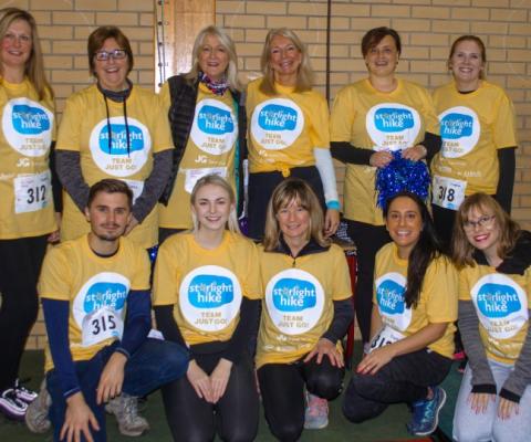 The team raised £1,500, which was then matched by the JG Travel Group to bring the total to £3,000