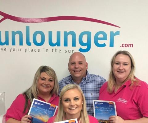 Account manager Stuart Cowell visited Sunlounger Travel in Wisbech