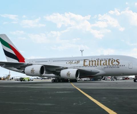 Parts of Emirates' first A380 superjumbo will be recycled after the aircraft was retired from service