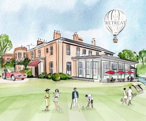 The Retreat Elcot Park is due to open in west Berkshire in spring 2022