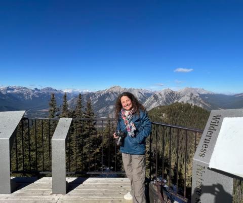 Newmarket Holidays' senior long haul product manager Kathy Vigolo joined guests on the company's first departure to Canada