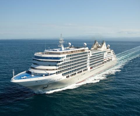 Silver Dawn can accommodate 596 guests in 298 ocean-view suites and has a crew-to-guest ratio of 1:1.45