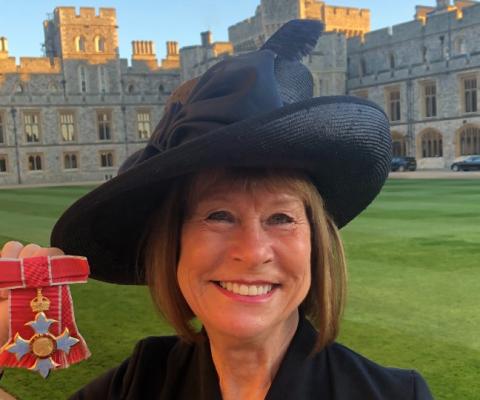 Hays attended Windsor Castle on Tuesday (23 November) 