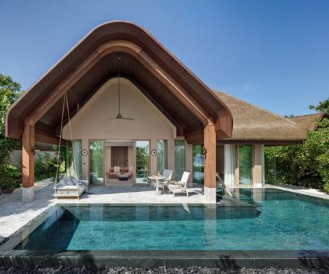 Joali Being in the Maldives features 68 beach and water villas