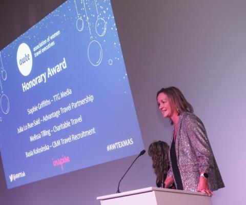 The awards were held during the AWTE's annual Christmas Lunch (Credit: Andy Huntley / AWTE)