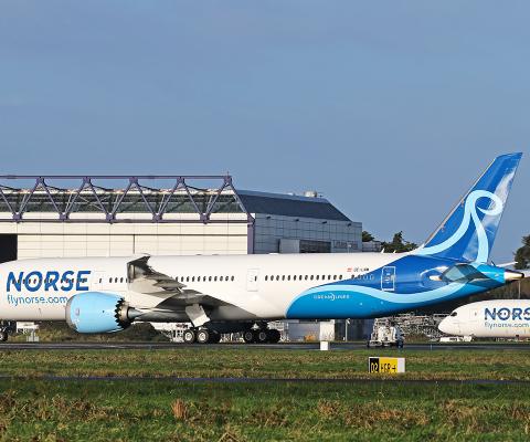 Norse Atlantic Airways' first Boeing 787-9