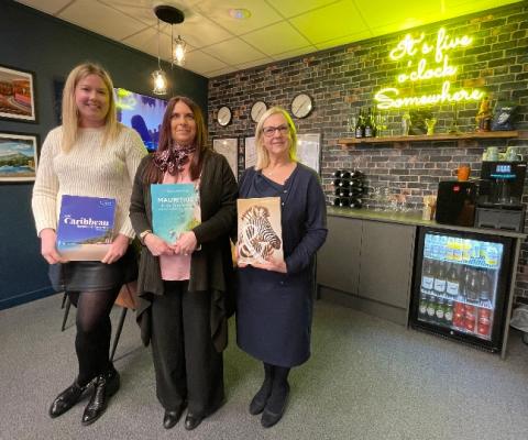 The Murray Travel team in Elgin (from left): Aimee Morgan, Jacqui Peat and Alison Jones