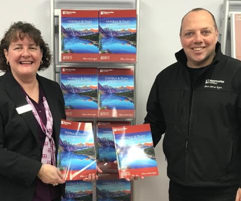 Newmarket Holidays head of trade sales Richard Forde at Miles Morgan Travel in Cirencester