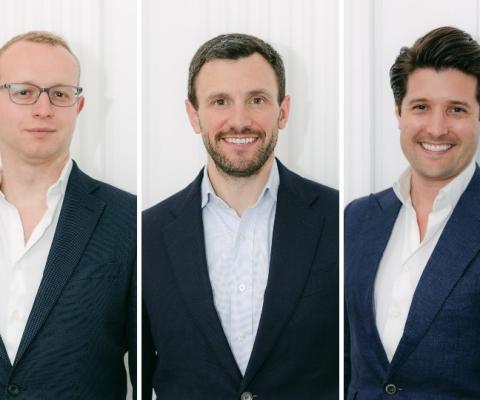 The Luminaire team: Ed Hicks, Adam Sebba and Nicholas Priest