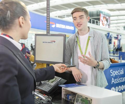British Airways now formally recognises the Sunflower lanyard