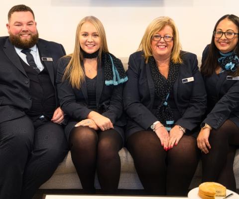 The ArrangeMy Escape team (L-R): Ryan Sowney, Bethany Brandwood, Judith Clarke and Jennifer Lynch