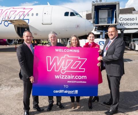 Wizz Air will operate nine routes from its Cardiff base