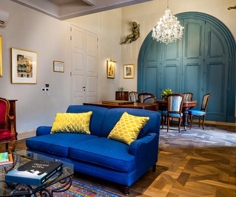 The newly refurbished Presidential Suite at The Xara Palace Relais & Chateaux, Mdina