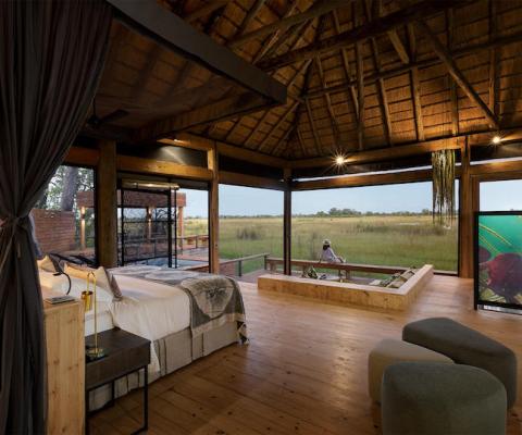 Wilderness Safaris' Vumbura Plains camp in Botswana has been extensively renovated