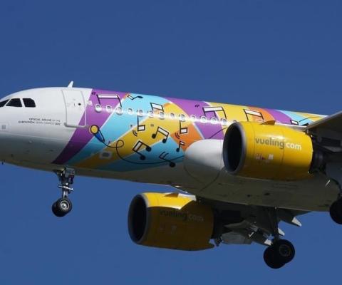 Vueling hopes its Eurovision design will be a hit (Pic: Antonio Restivo)