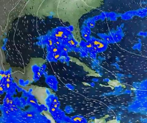Hurricane Agatha is due to make landfall on Monday (Credit: Met Office / @metoffice / Twitter)