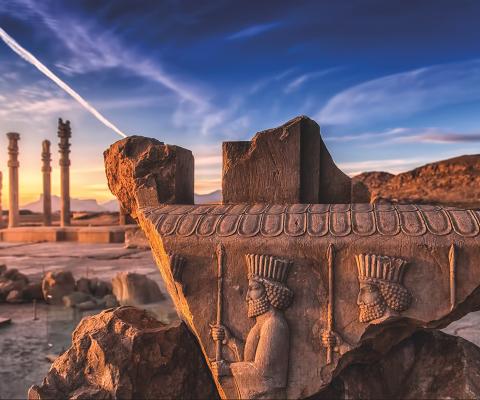 Arcadia Expeditions' adventurous clients can camp with nomads and visit historic sites is Iran 