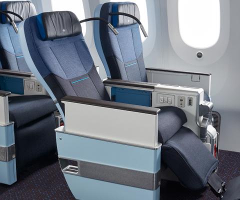 KLM's new premium economy seating