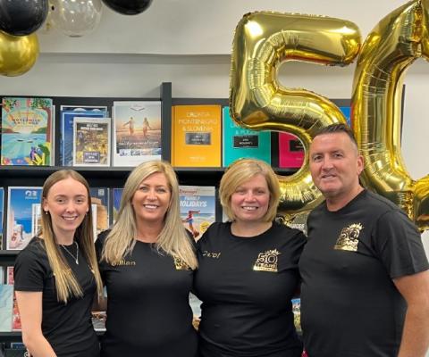 Stewart branches (pictured: the Glasgow City team) have been taking time to mark the milestone