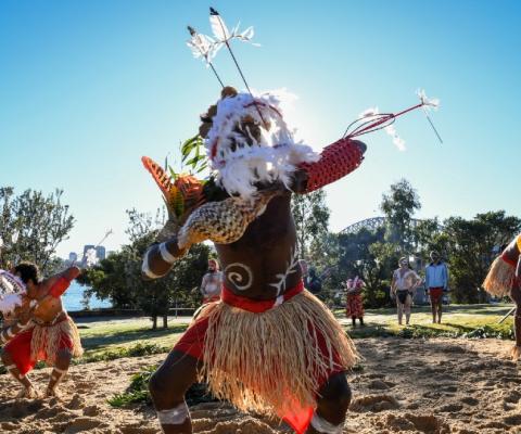 The event featured a celebration of First National culture and tradition (Credit: Tourism Australia)