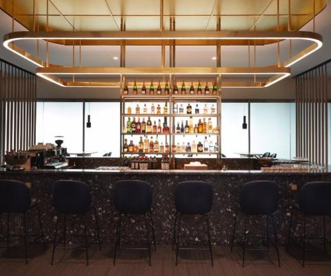Finnair's Platinum Wing lounge in Helsinki airport has reopened