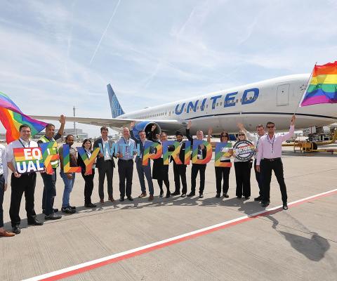 United Airlines will take part in Pride in London
