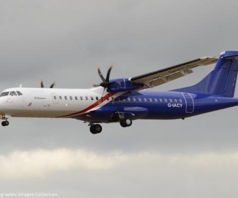 Eastern Airways operates the route using ATR72-600 aircraft